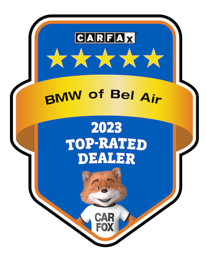 BMW of Bel Air CARFAX Top-Rated Dealer badge