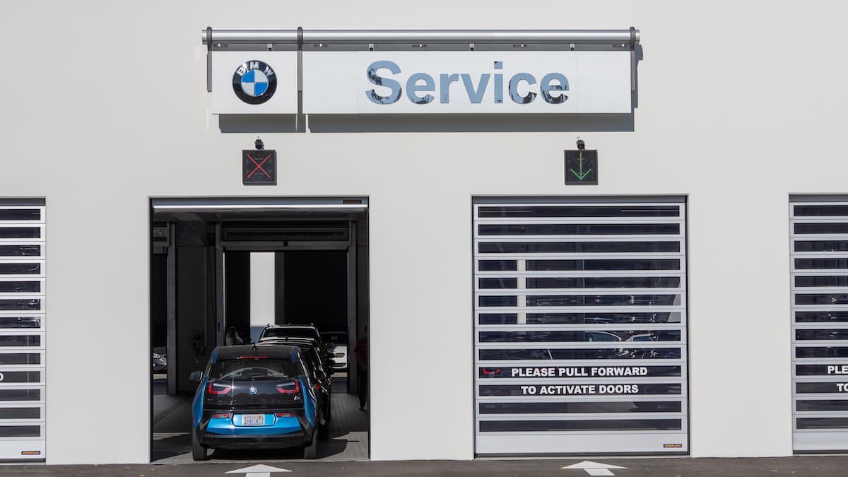 BMW of Bellevue Service Center entrance