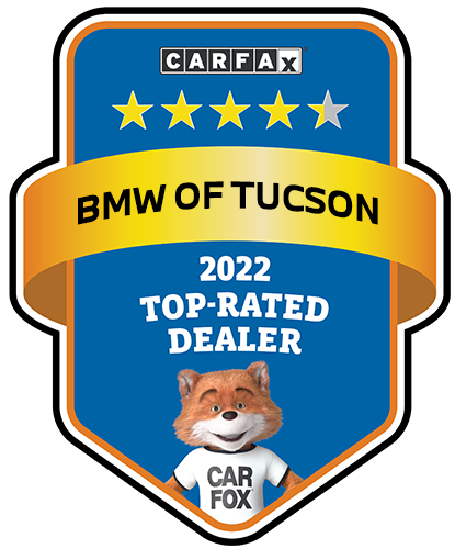 BMW of Tucson Recognized as a CARFAX Top-Rated Dealer 2022 CARFAX Top-Rated Dealer badge