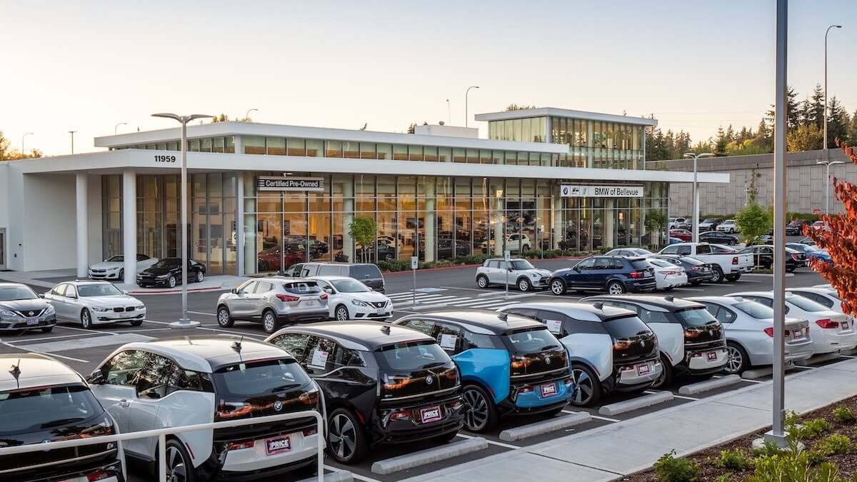 Exterior view of BMW of Bellevue