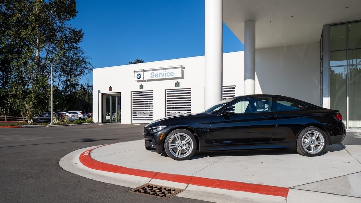 BMW of Bellevue Service Center entrance