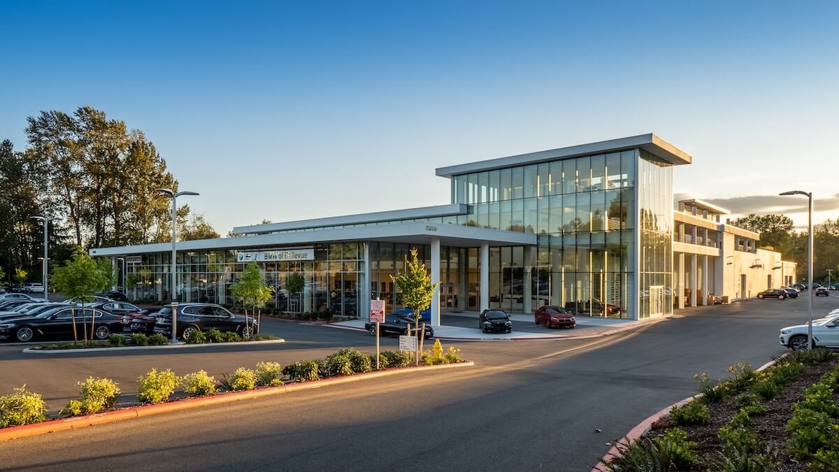 Exterior view of BMW of Bellevue