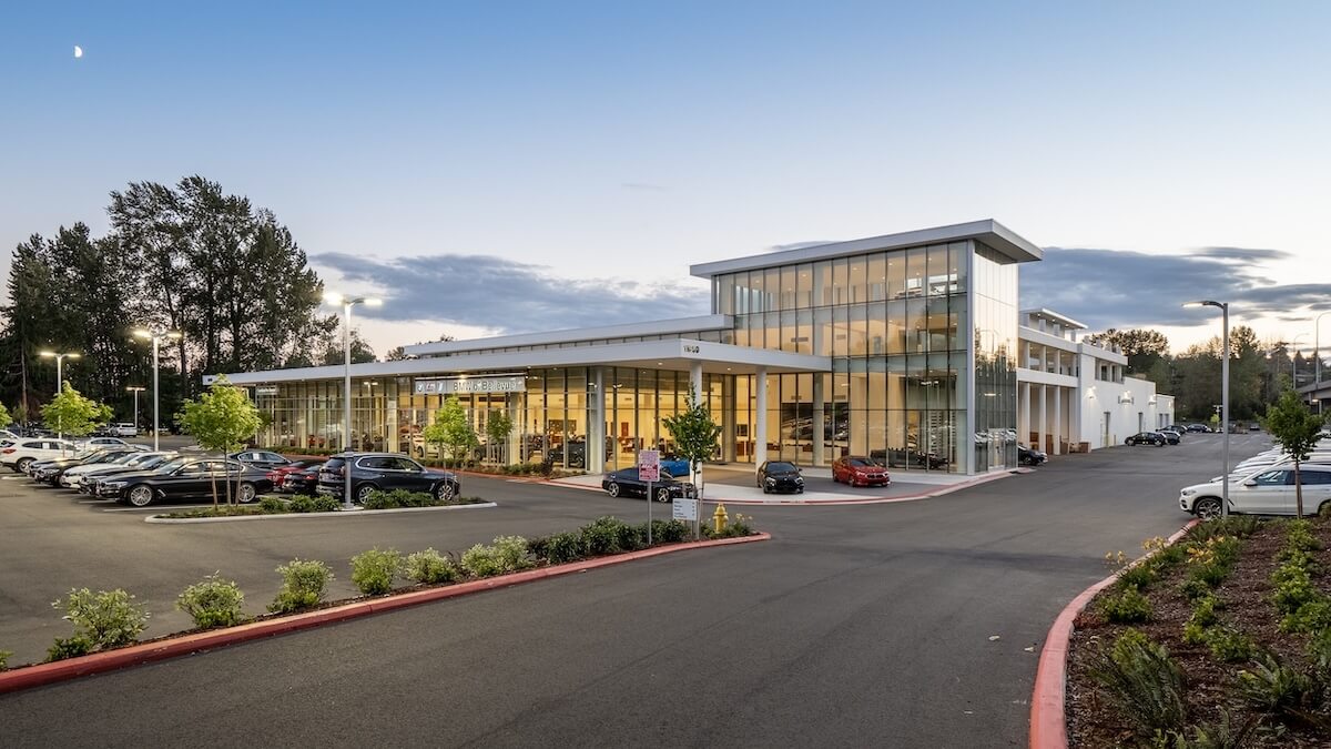 Exterior view of BMW of Bellevue