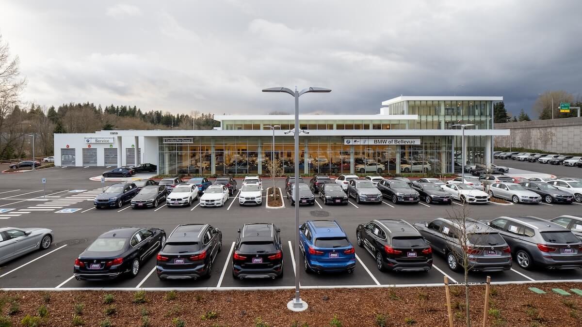Exterior view of BMW of Bellevue