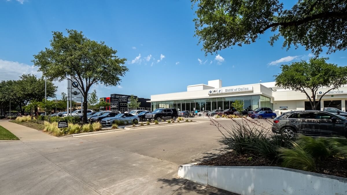 Exterior view of BMW of Dallas