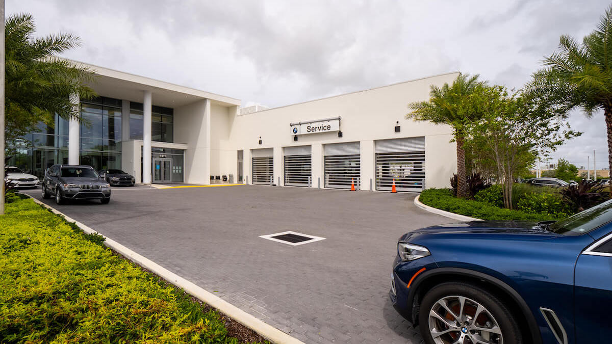 BMW of Delray Beach Service Center entrance