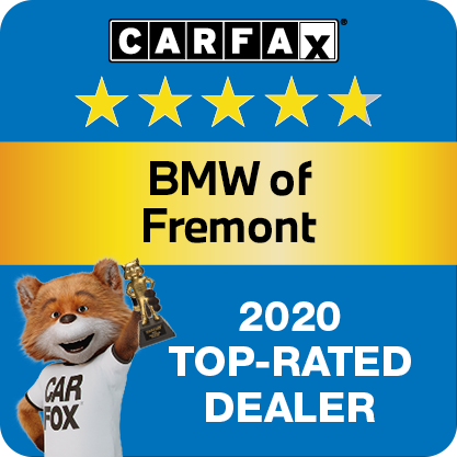 BMW of Fremont Recognized as a CARFAX Top-Rated Dealer 2020 CARFAX Top-Rated Dealer badge