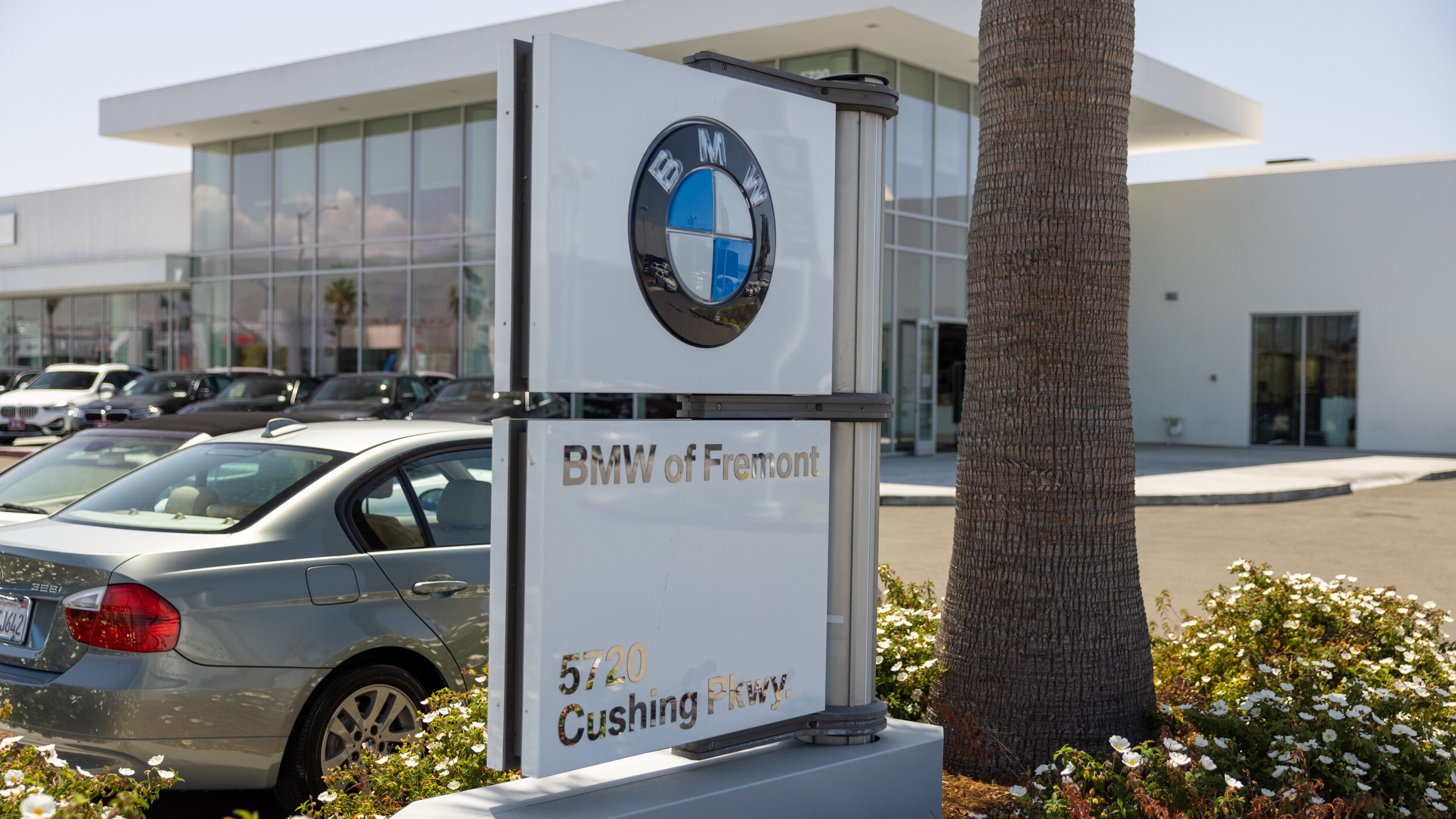 BMW of Fremont sells, services, and finances BMW vehicles in Fremont Outside view of BMW of Fremont