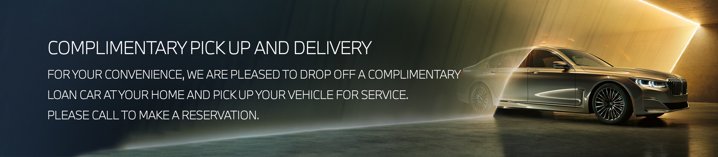 Pick Up and Delivery Banner