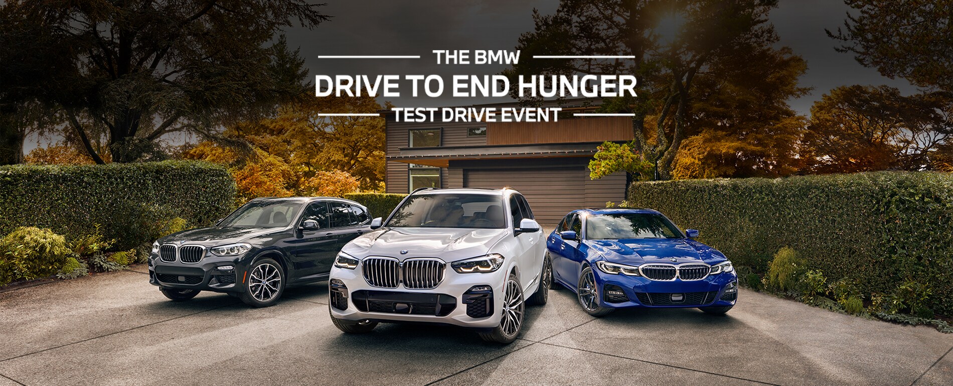 The BMW Drive to End Hunger Test Drive Event