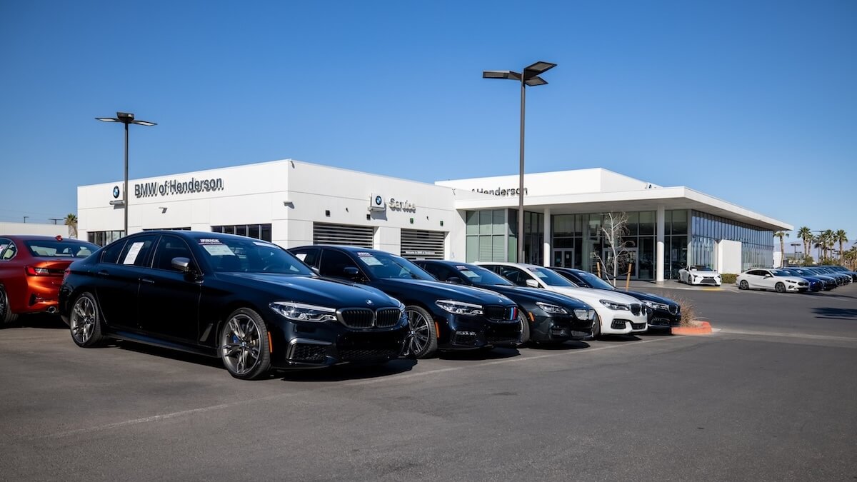 Exterior view of BMW of Henderson