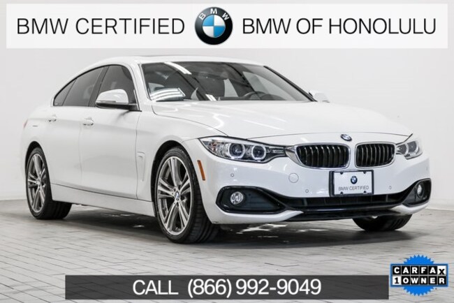 Certified 2017 BMW 430i w/SULEV Gran Coupe for sale in Honolulu, HI Certified 2017 BMW 430i w/SULEV Gran Coupe for sale at BMW of Honolulu