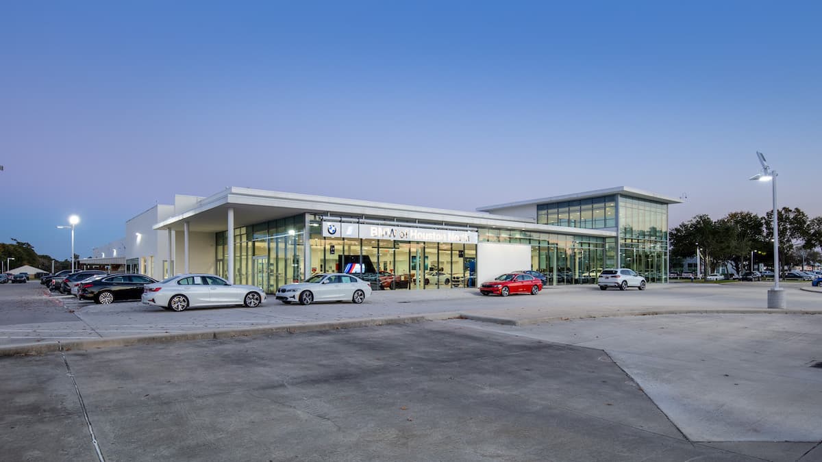Exterior view of BMW of Houston North