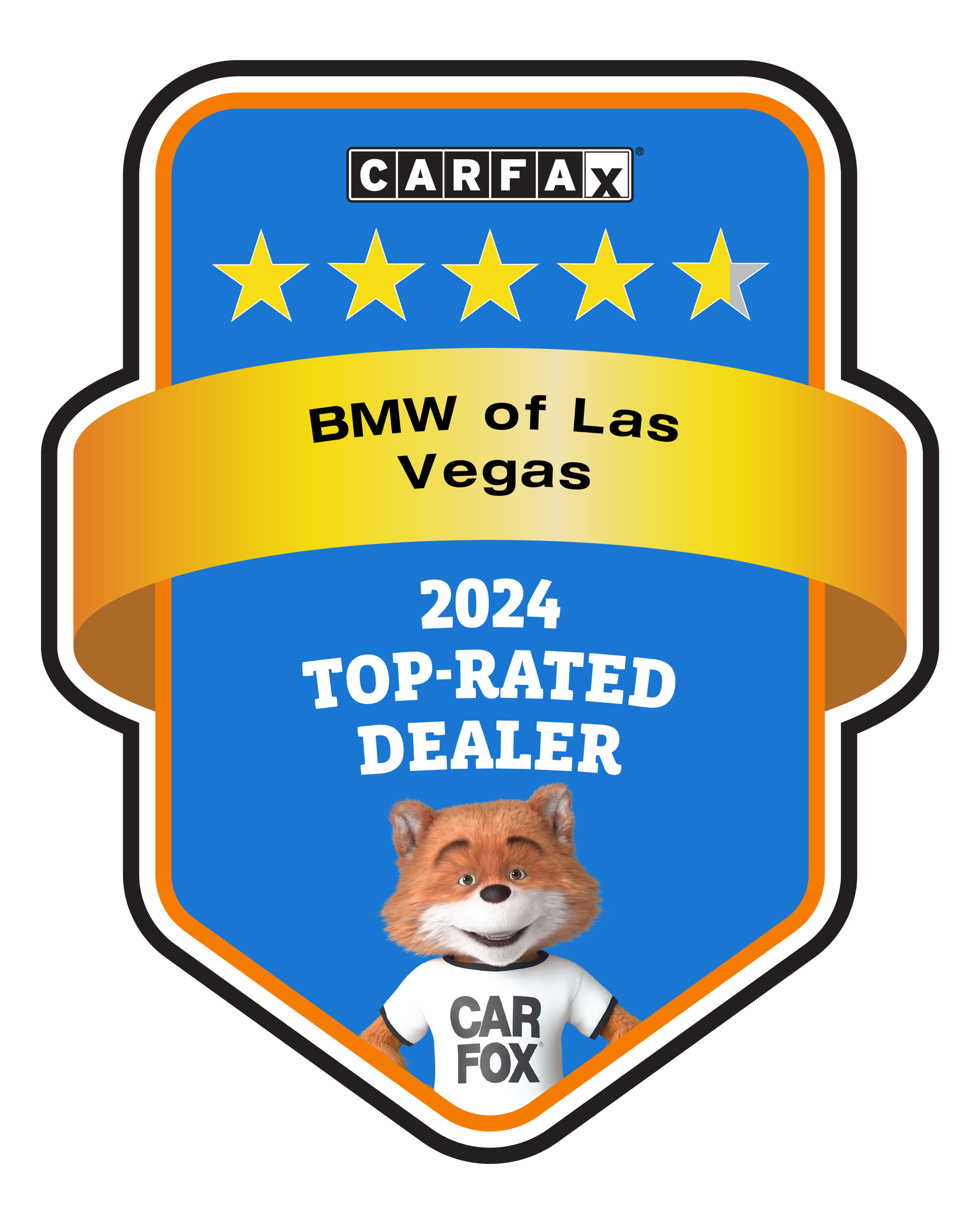 BMW of Las Vegas Recognized as a CARFAX Top-Rated Dealer 2024 CARFAX Top-Rated Dealer badge