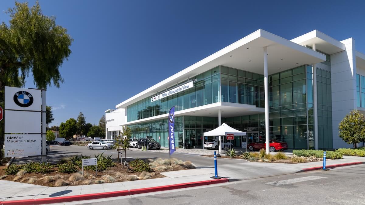 Exterior view of BMW of Mountain View