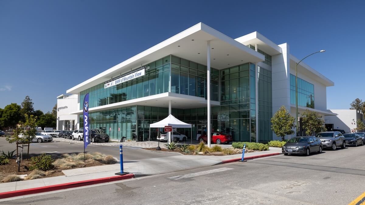 Exterior view of BMW of Mountain View
