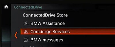 BMW connected application