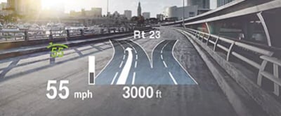 Heads up display available in 2018 BMW X1