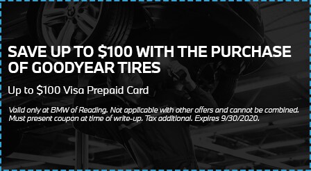 Save up to $100 with the purchase of Goodyear Tires