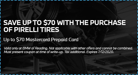 Save up to $70 with Pirelli Tires
