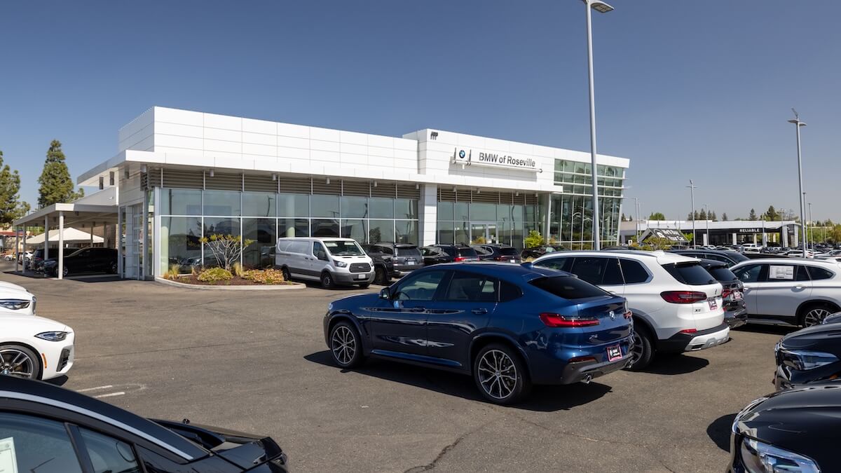 Exterior view of BMW of Roseville, a BMW dealer near Citrus Heights