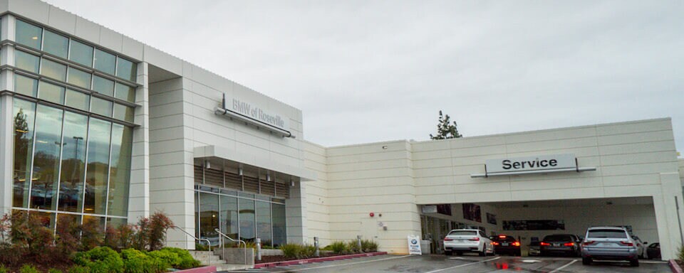 BMW Service in Roseville Service Center entrance at BMW of Roseville