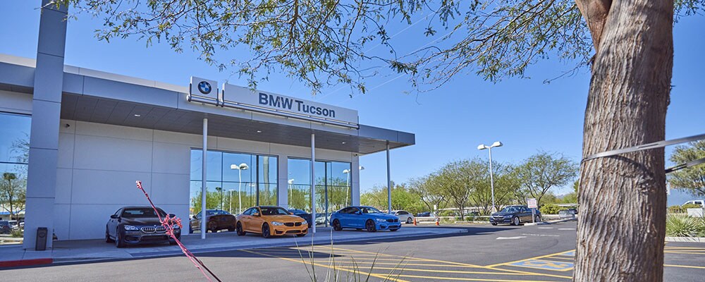 Exterior View of Dealership Serving Casas Adobes