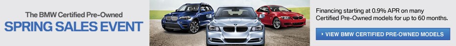0.9% APR on BMW CPO Models - See Inventory!