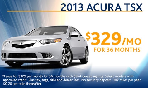 Acura  Lease on Specials On New And Used Cars  Trucks  Vans  Suvs  Parts And Service