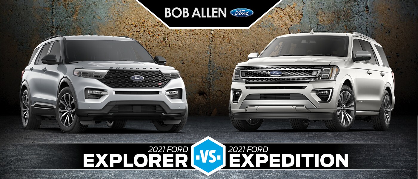 2021 Ford Explorer vs. Expedition