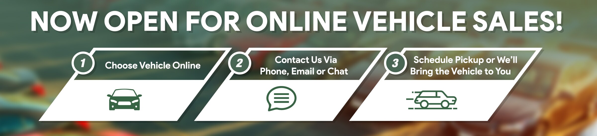 We Are Now Open For Online Sales!