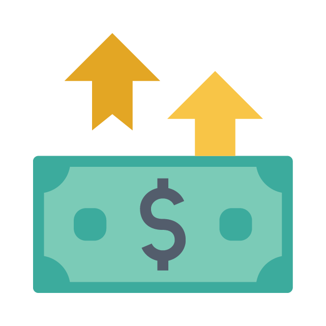 Defining APR at Bobby Rahal Acura in Mechanicsburg, PA | Illustration of Dollar Bill with two Gold Arrows above it