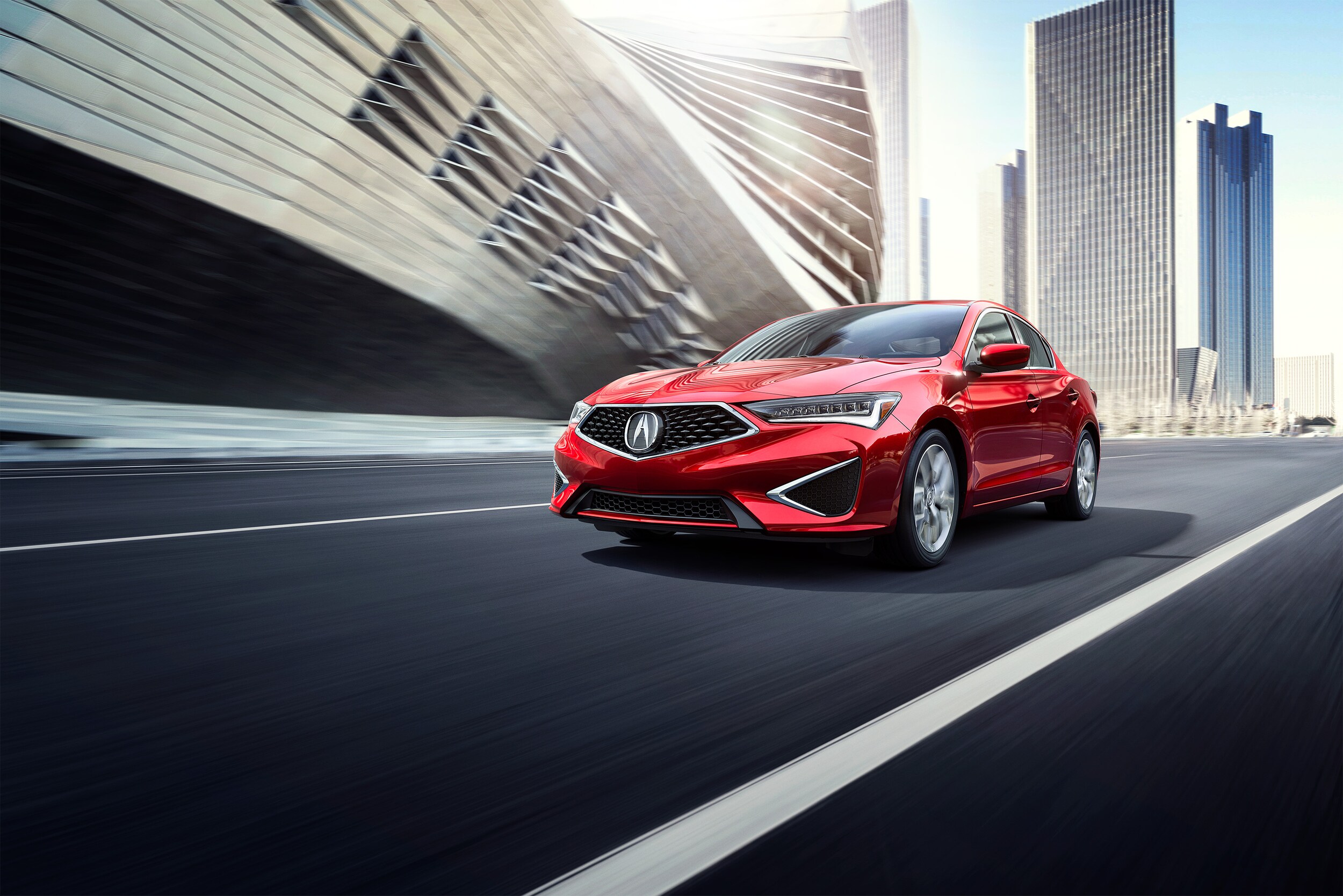 Bobby Rahal Acura is a Car Dealership near Camp Hill PA | 2020 Acura ILX driving through city