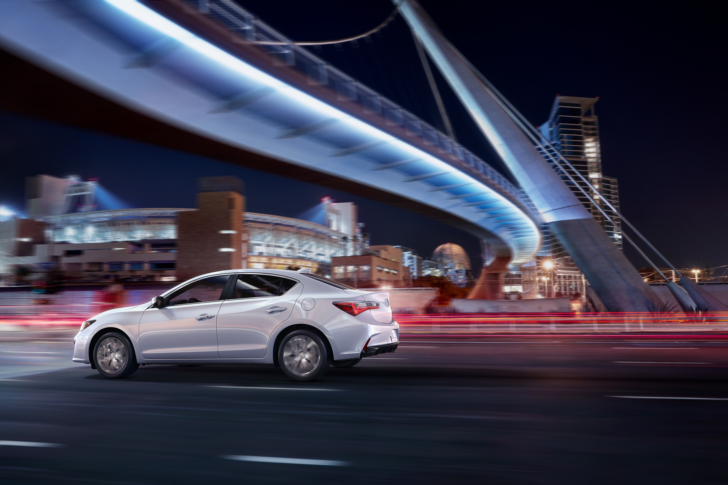 Bobby Rahal Acura is a Car Dealership near Carlisle PA | 2020 Acura ILX driving at night