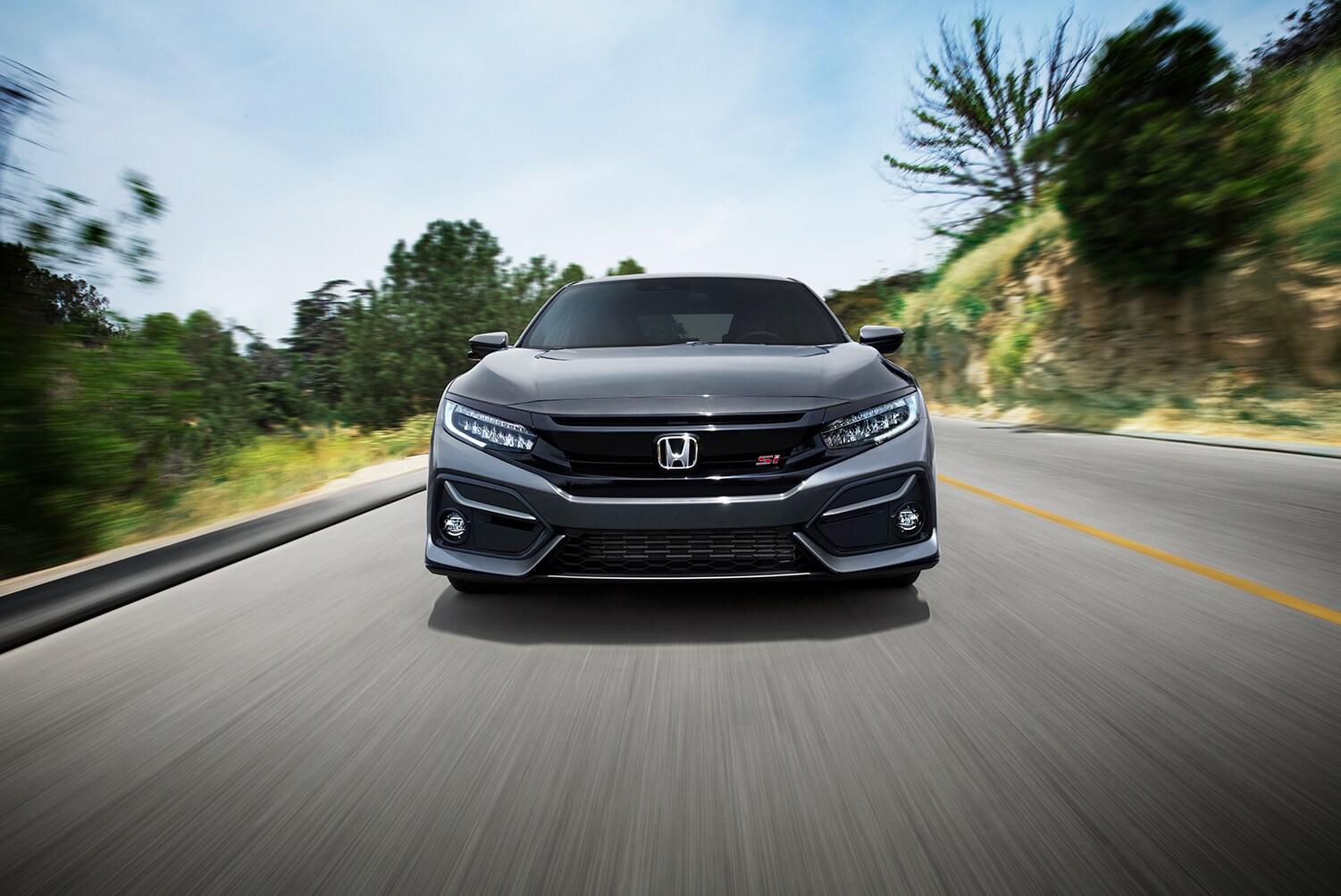 Bobby Rahal Honda is a Car Dealership near Dillsburg PA | 2021 Honda Civic close up of front end