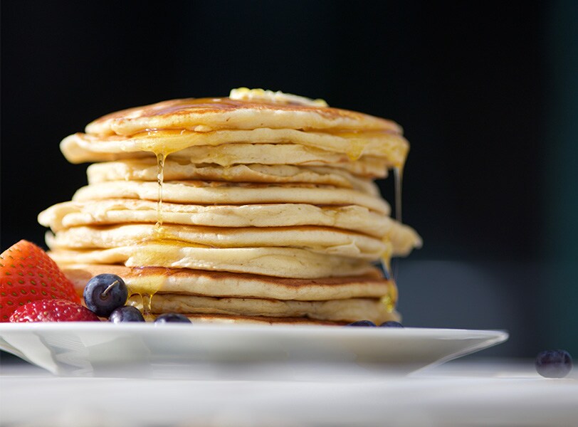 Lexus Dealer near Ephrata, PA | Stack of Pancakes Presented with Fruit on the Side
