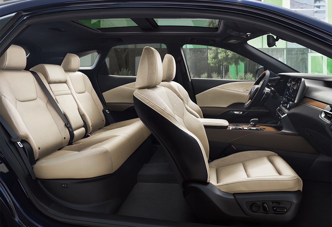 2023 Lexus RX at Bobby Rahal Lexus of Lancaster County in Ephrata, PA | Beige color interior of a 2023 Lexus RX Hybrid