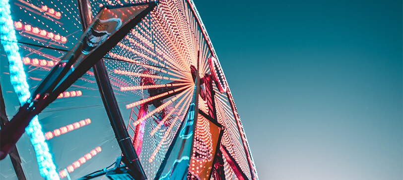 Lexus Dealer near Ephrata, PA | Lit up Ferris Wheel at Fair at Night