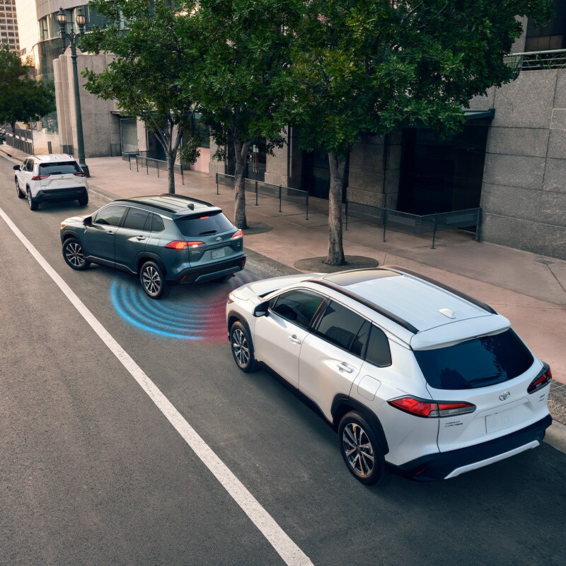 Model Features of the 2022 Toyota Corolla Cross at Bobby Rahal Toyota | Steering Assist to Help with Parking in the 2022 Corolla Cross