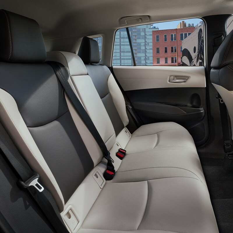 Model Features of the 2022 Toyota Corolla Cross at Bobby Rahal Toyota | Backseat of the 2022 Corolla Cross