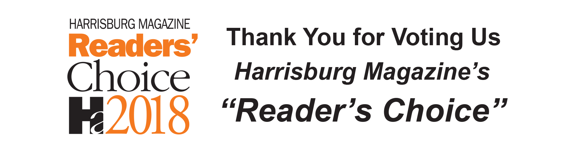 Voted 2018 Harrisburg Magazine's Reader's Choice