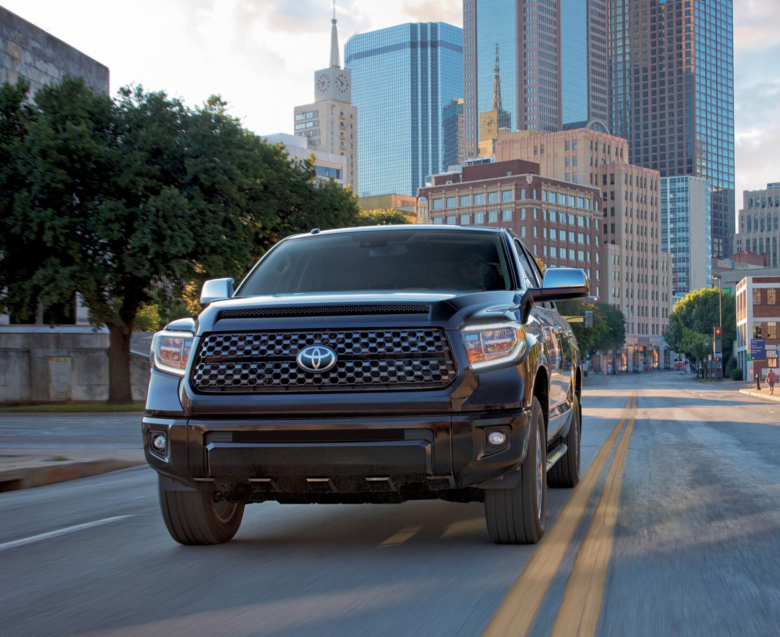 2018 Tundra city driving