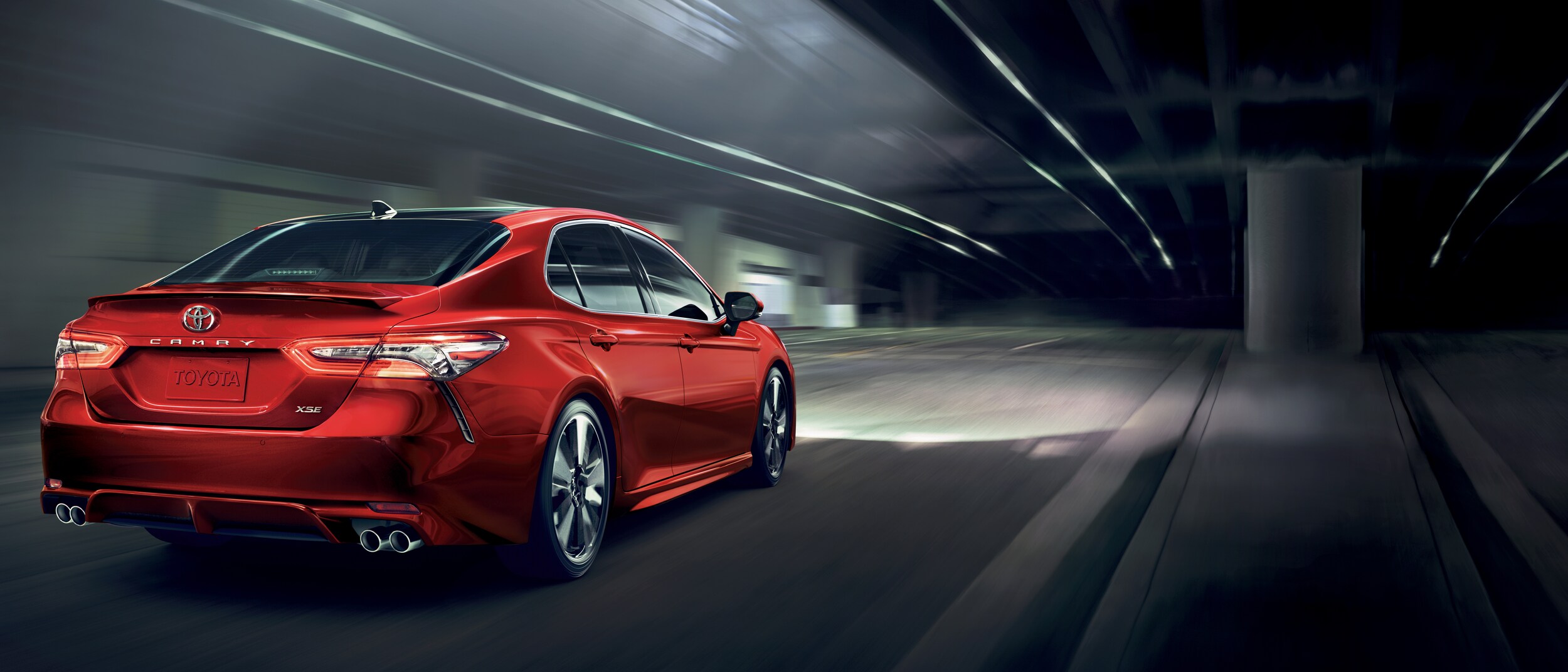 redcamryintunnel.jpg red camry driving fast in a tunnel