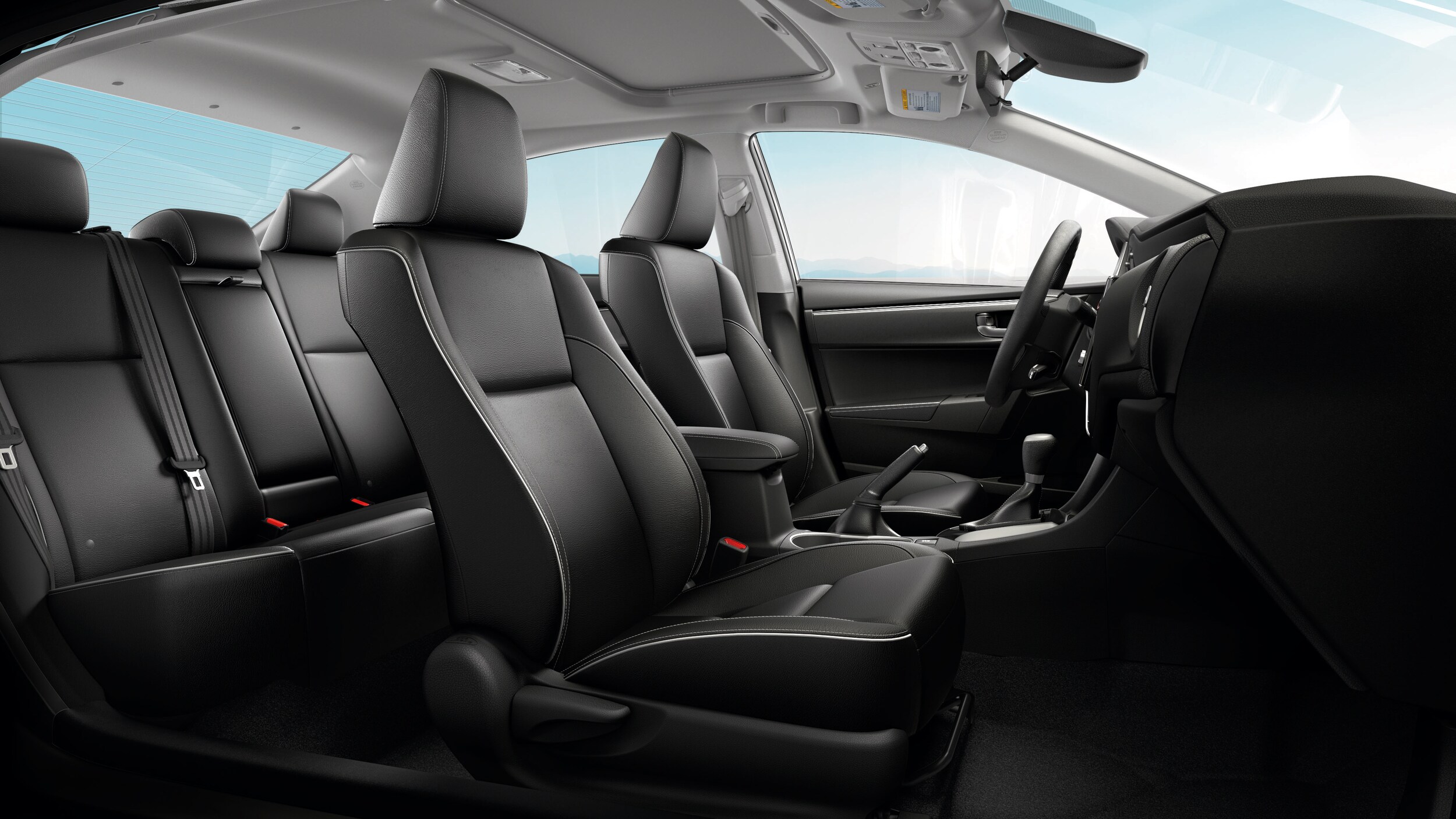 Interior of the 2018 Corolla