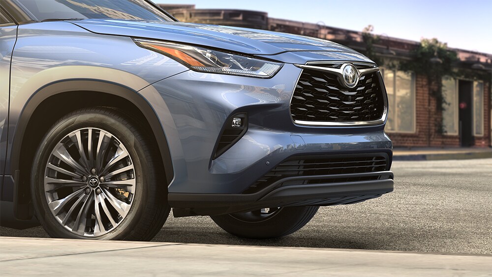 The 2020 Toyota Highlander coming soon to Bobby Rahal Toyota of Lewistown | Blue 2020 toyota highlander parked on road The 2020 Toyota Highlander coming soon to Bobby Rahal Toyota of Lewistown | Blue 2020 toyota highlander parked on road