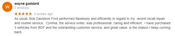 Bob Davidson Ford Lincoln Review