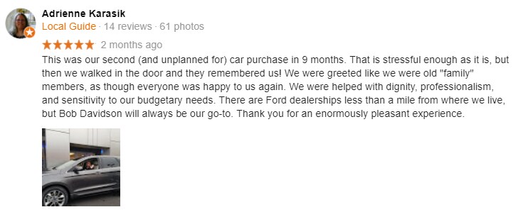 Bob Davidson Ford Lincoln Review