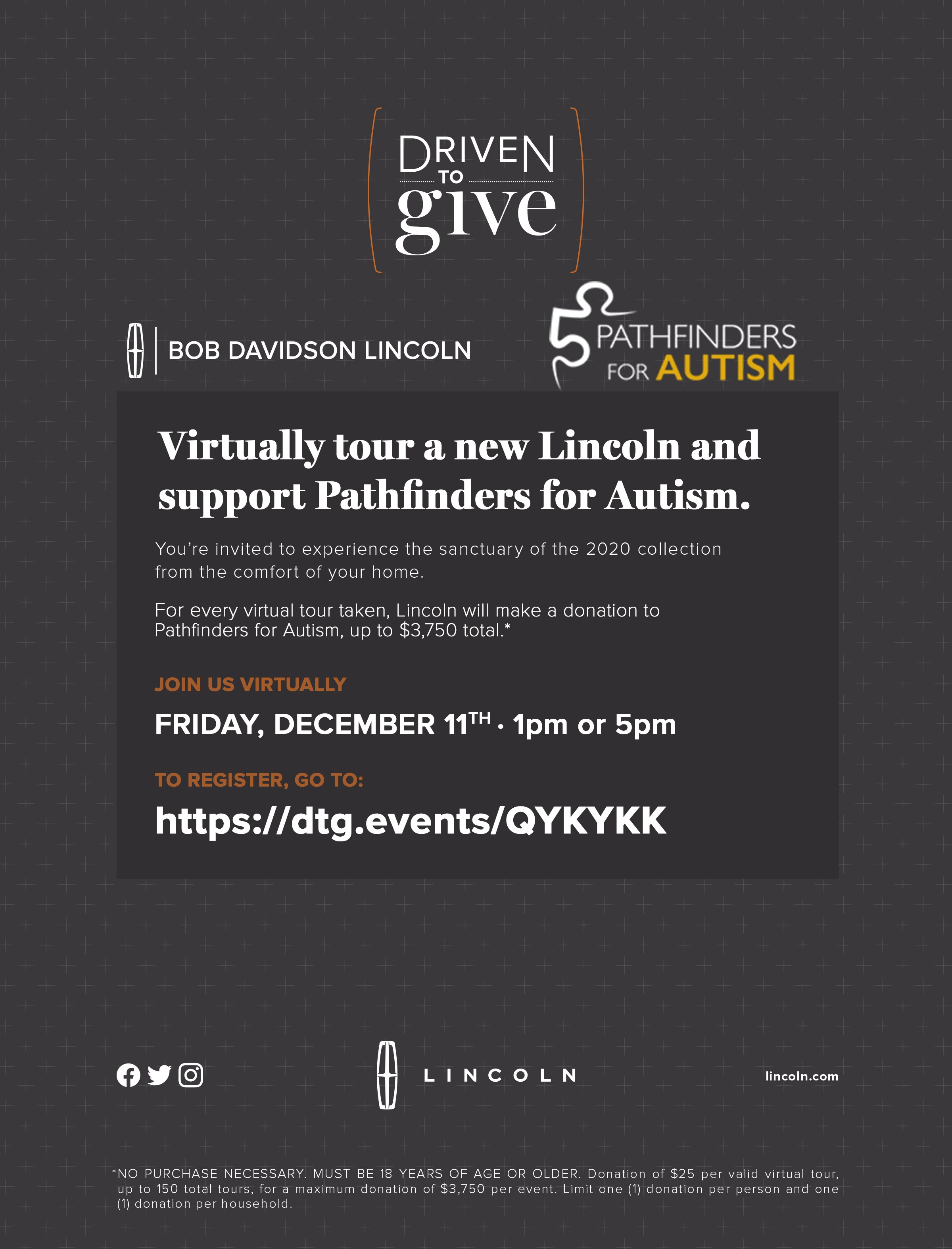 Driven to Give at Bob Davidson Lincoln