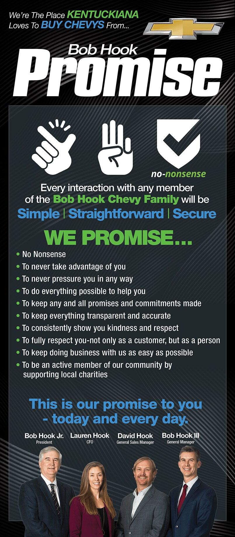 The Bob Hook Promise
