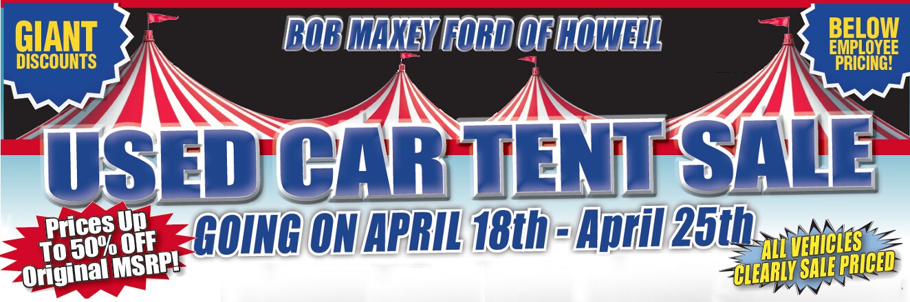 Used car Tent Sale